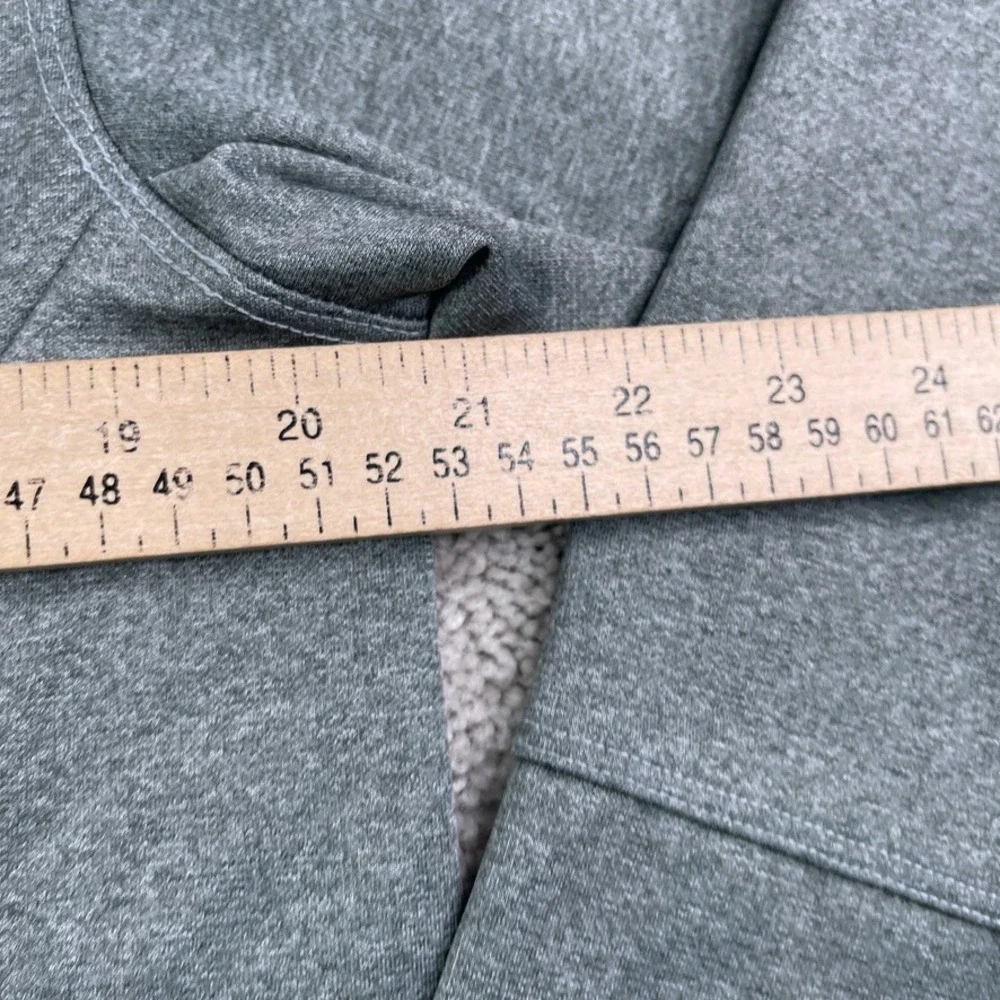 North Face Sweater‎ Mens Medium Grey Canyonlands Half Zip Pullover Tech Fleece